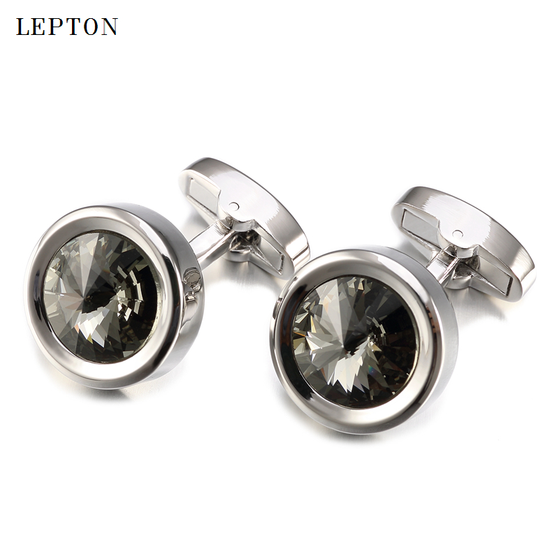 Mens Grooming Brand - Lepton Brand Austria Crystal Cufflinks for