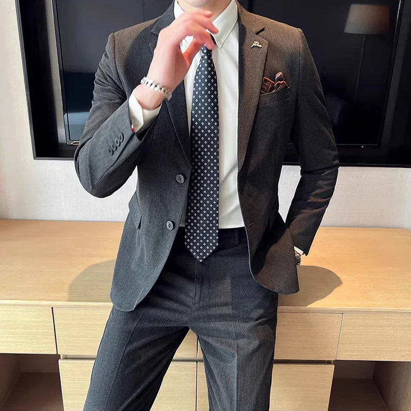 Mens Grooming Brand - (Jacket + Pants) High End Brand