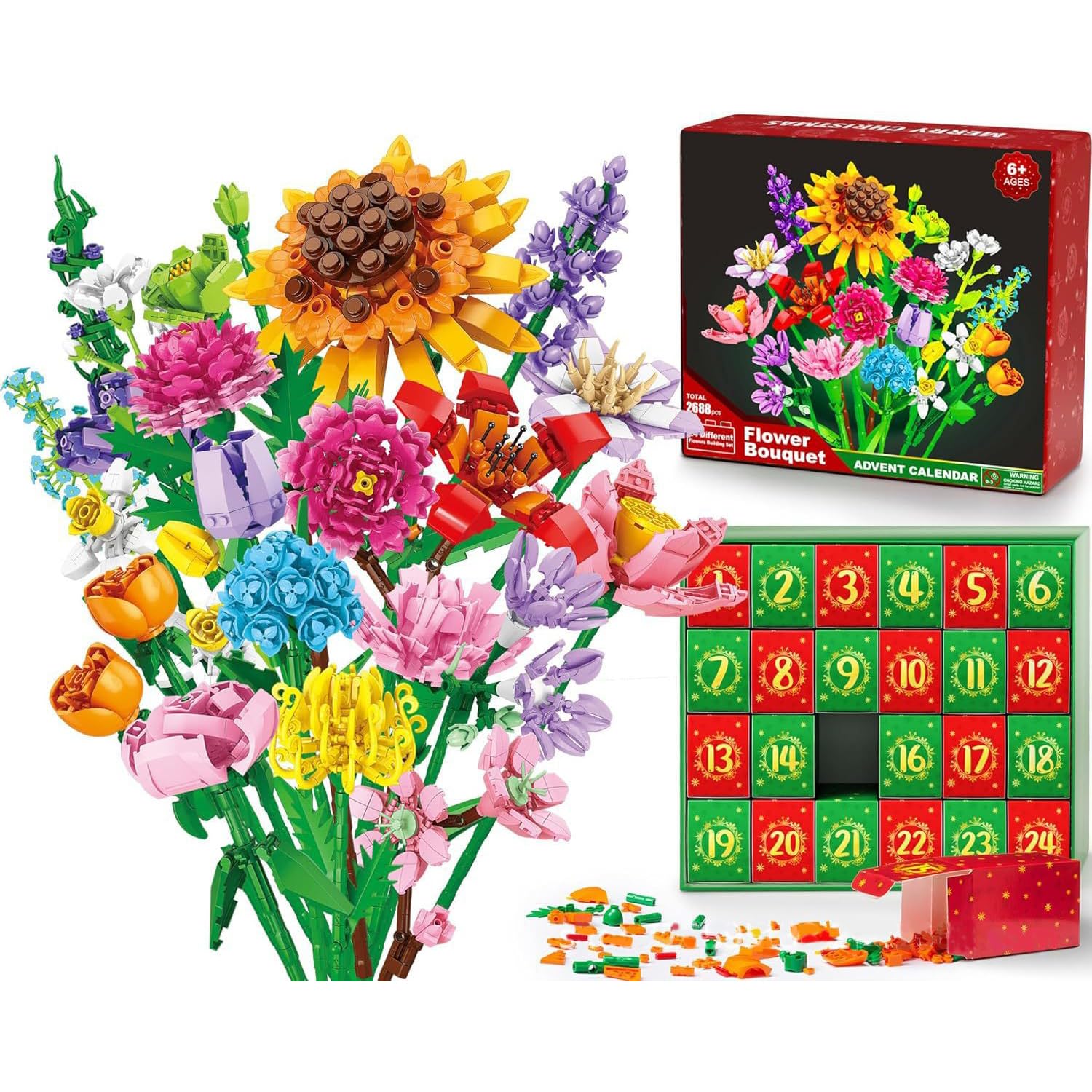 Mens Grooming Advent Calendar - 2025 Advent Calendar with Bouquet Building