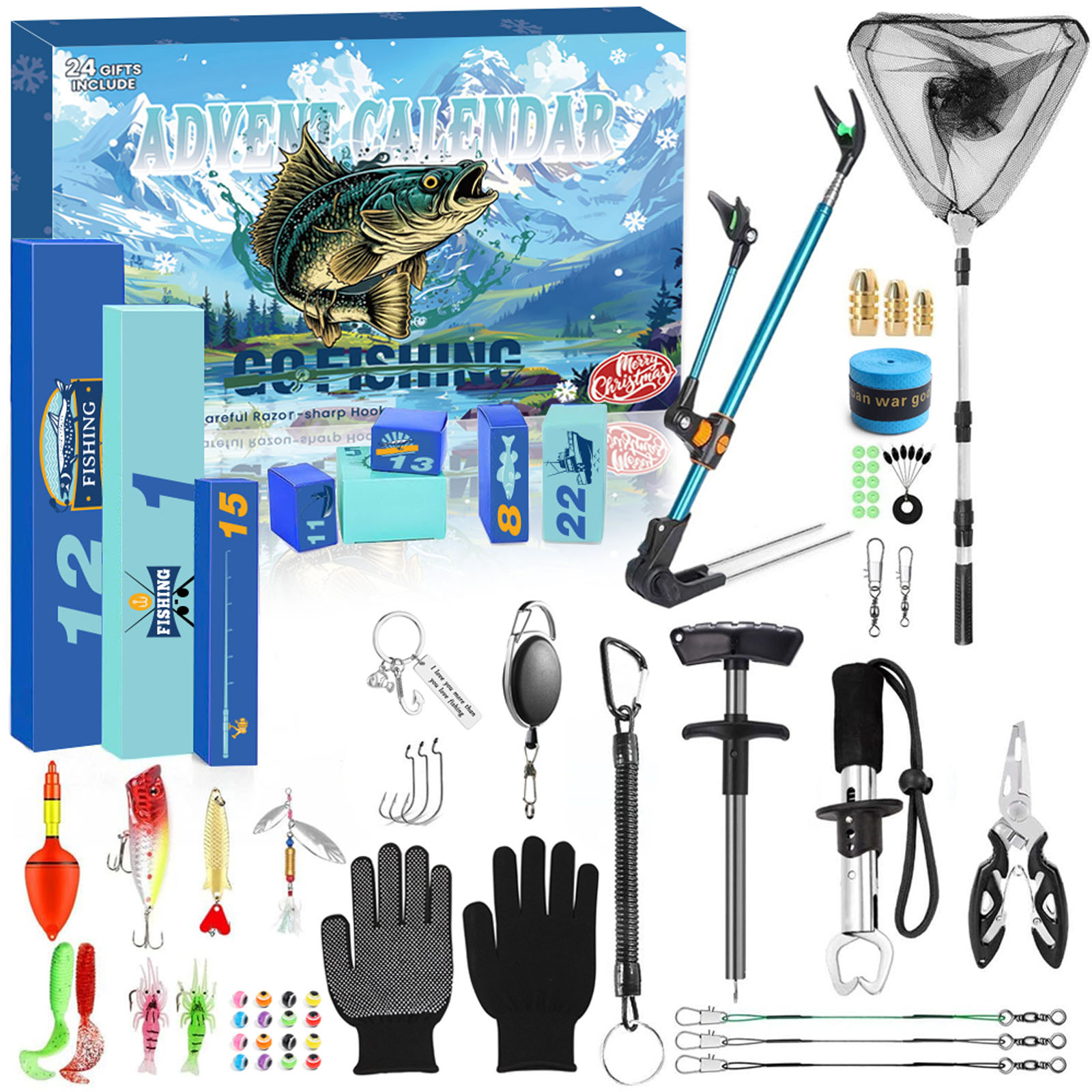 Mens Grooming Advent Calendar - Advent Calendar Christmas Fishing Gear Blind