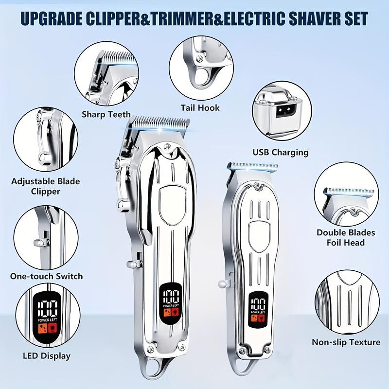USB Rechargeable Hair Clipper  - Men'S Grooming Gift Set ulasan dan harga