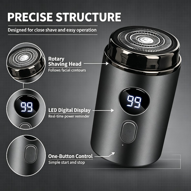 Rechargeable Waterproof Electr - Men'S Grooming Gift Box ulasan dan harga