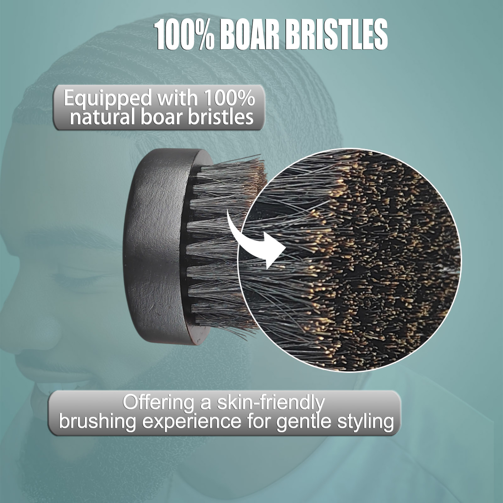 Round Beard Brush for Men – 10 - Men Grooming Hygiene ulasan dan harga