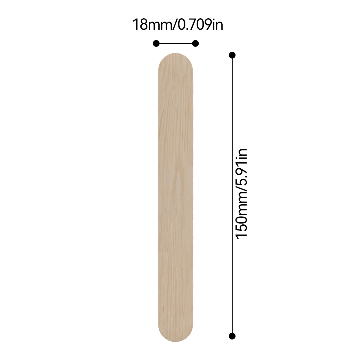 10Pcs Disposable Natural Woode - Hair Wax Stick ulasan dan harga