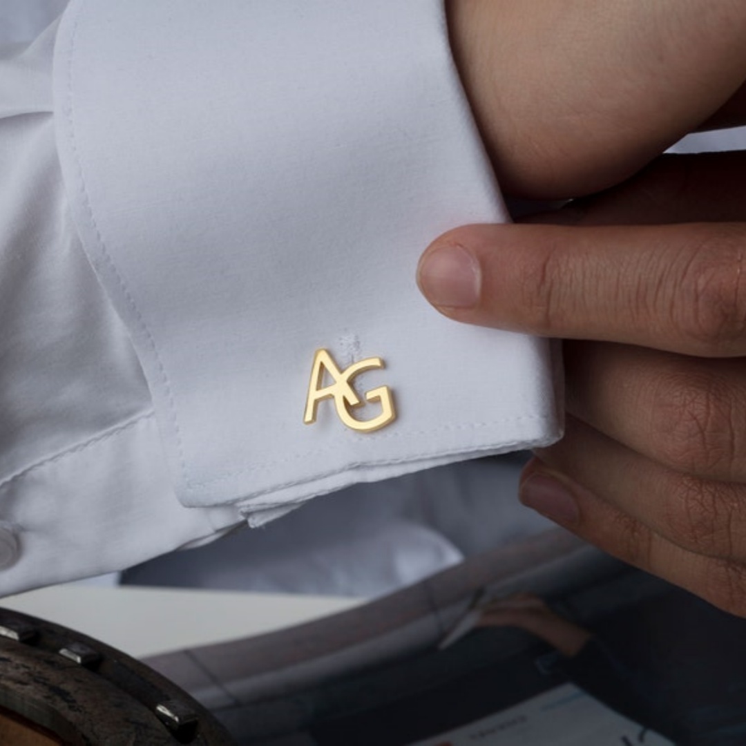 Custom Name Cufflinks for Men  - Men'S Grooming Gifts ulasan dan harga