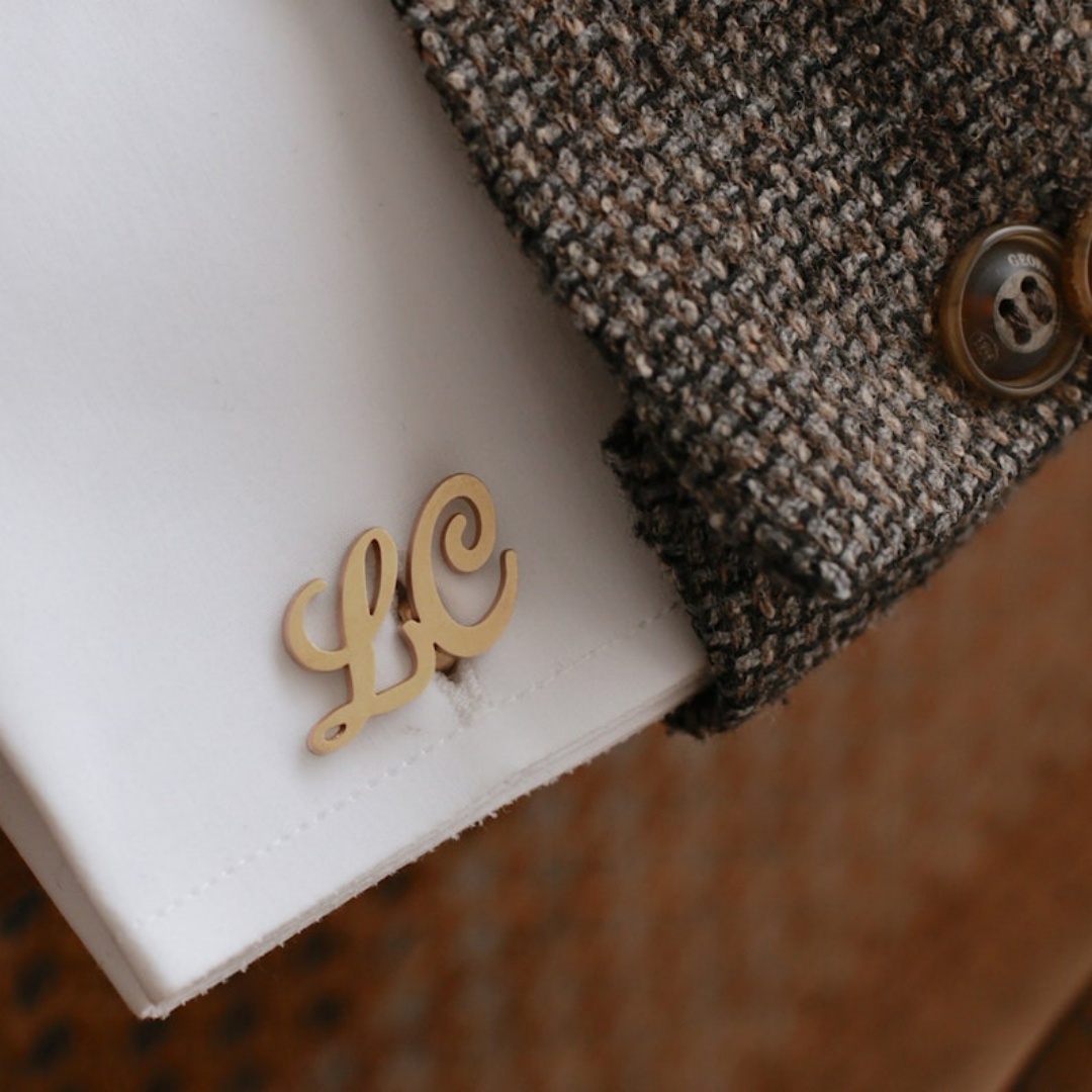 Custom Name Cufflinks for Men  - Men'S Grooming Gifts ulasan dan harga