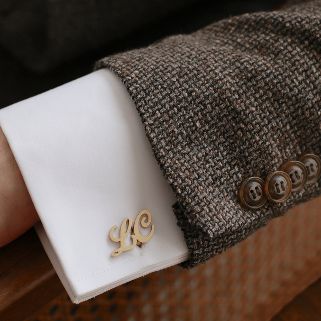 Custom Name Cufflinks for Men  - Men'S Grooming Gifts ulasan dan harga