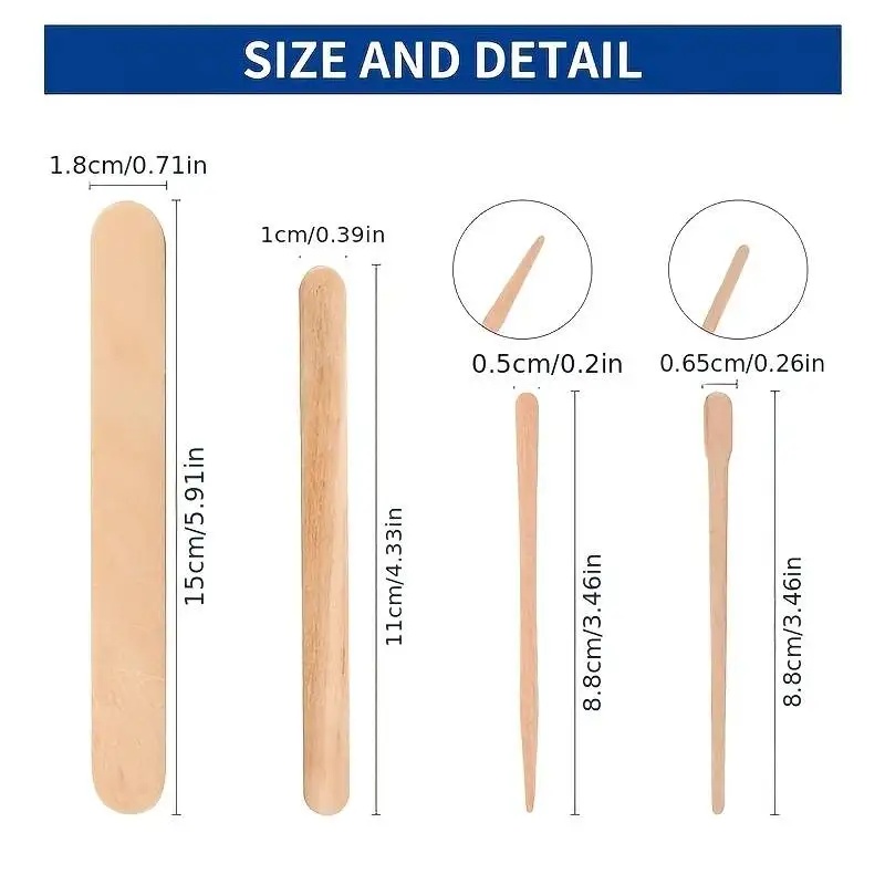 Woman Wooden Hair Removal Stic - Hair Wax Stick ulasan dan harga