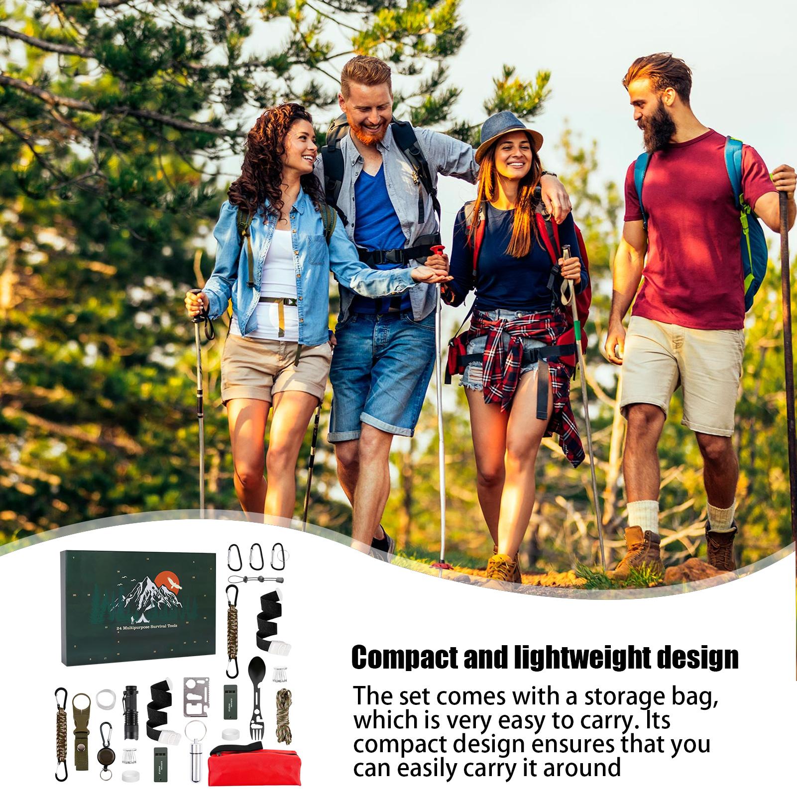 Outdoor Camping Tools Set Chri - Mens Grooming Advent Calendar ulasan dan harga