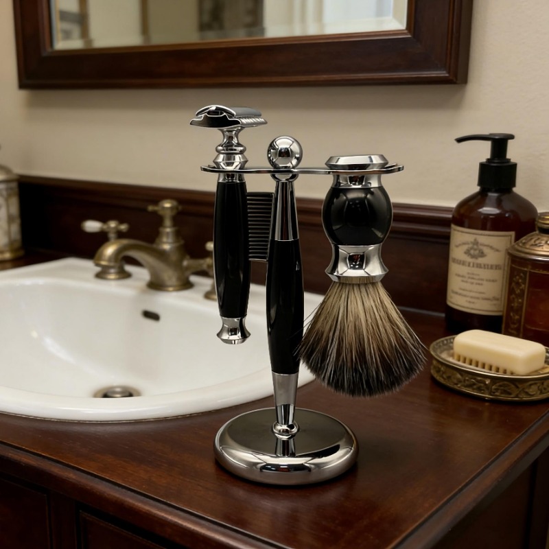 Men’s Complete Shaving Set wit - Men Grooming Hygiene ulasan dan harga