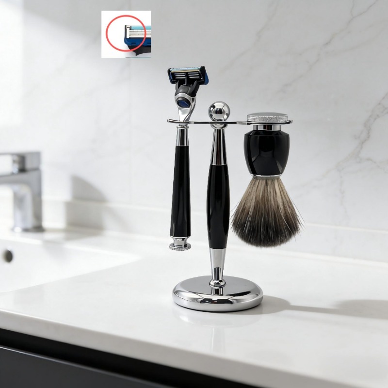 Men’s Complete Shaving Set wit - Men Grooming Hygiene ulasan dan harga