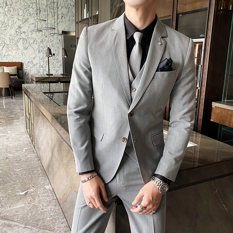 ( Jacket + Vest + Pants ) High - Mens Grooming Brand ulasan dan harga