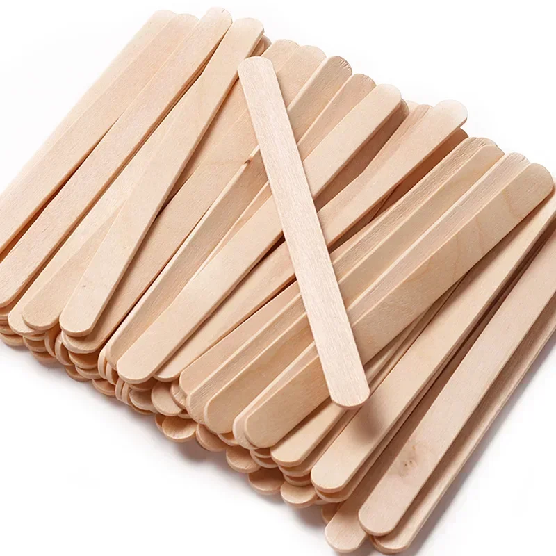100 Pieces Beauty Spatulas Log - Hair Wax Stick ulasan dan harga