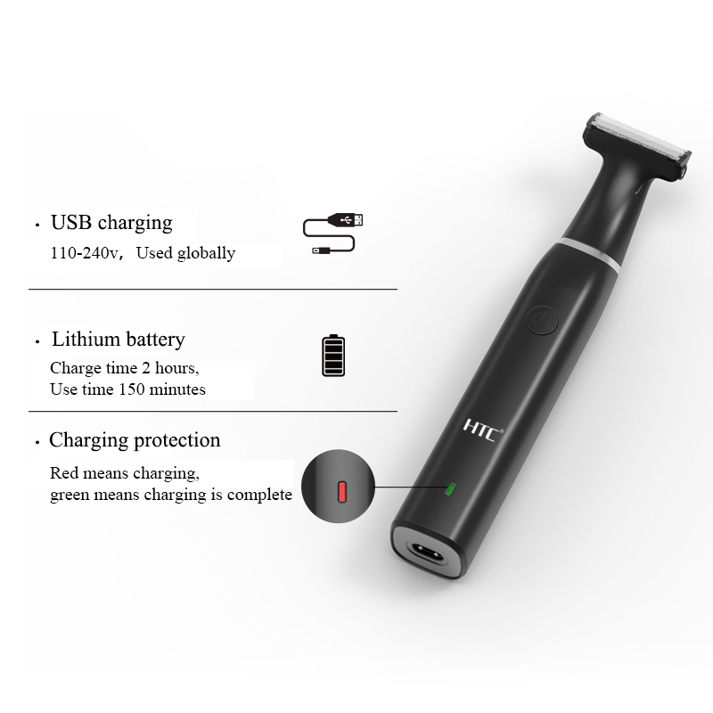 HTC Men's Electric Groin Hair  - Eyebrow Razor Trimmer ulasan dan harga