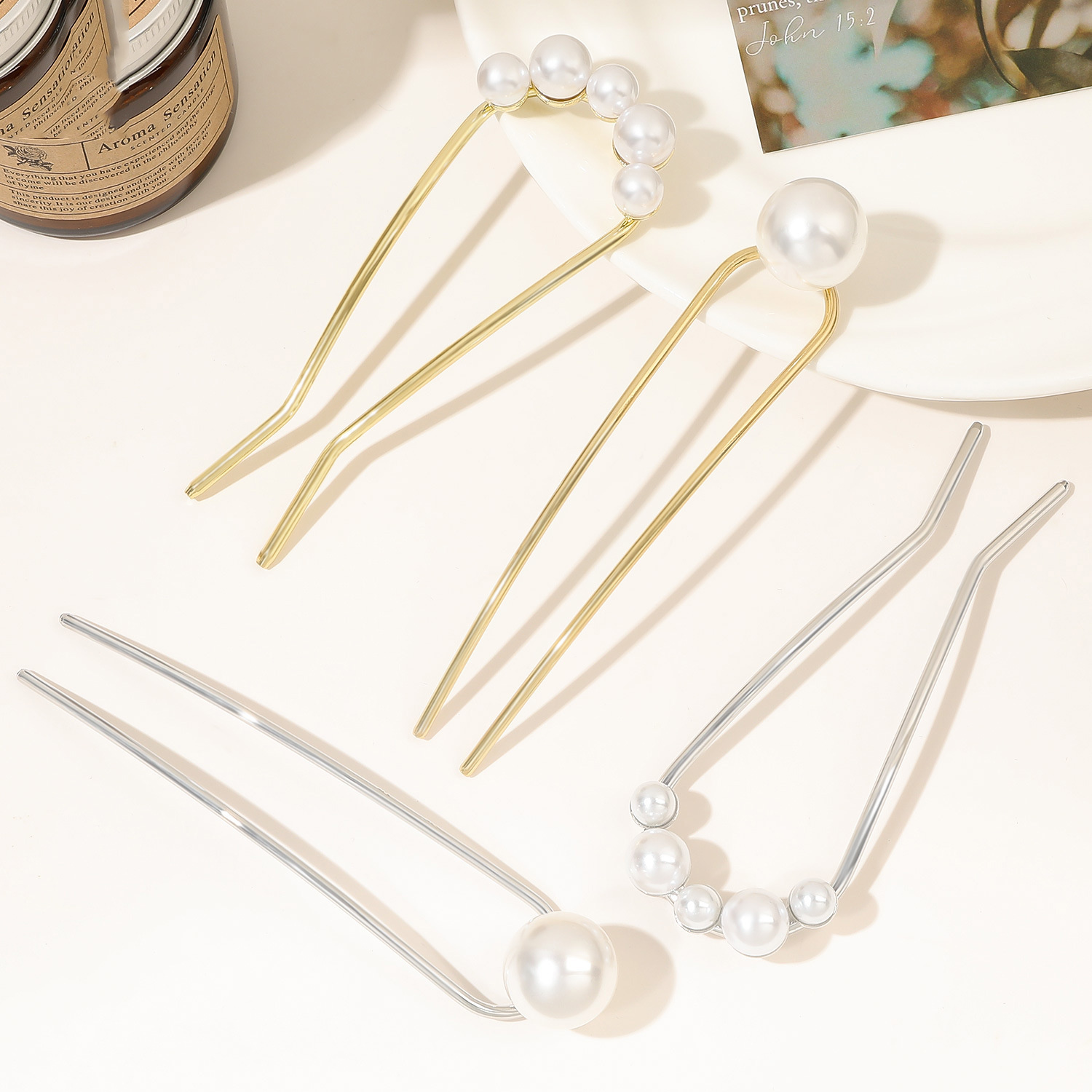 New Metal Vintage U Shape Hair - Hair Wax Stick ulasan dan harga