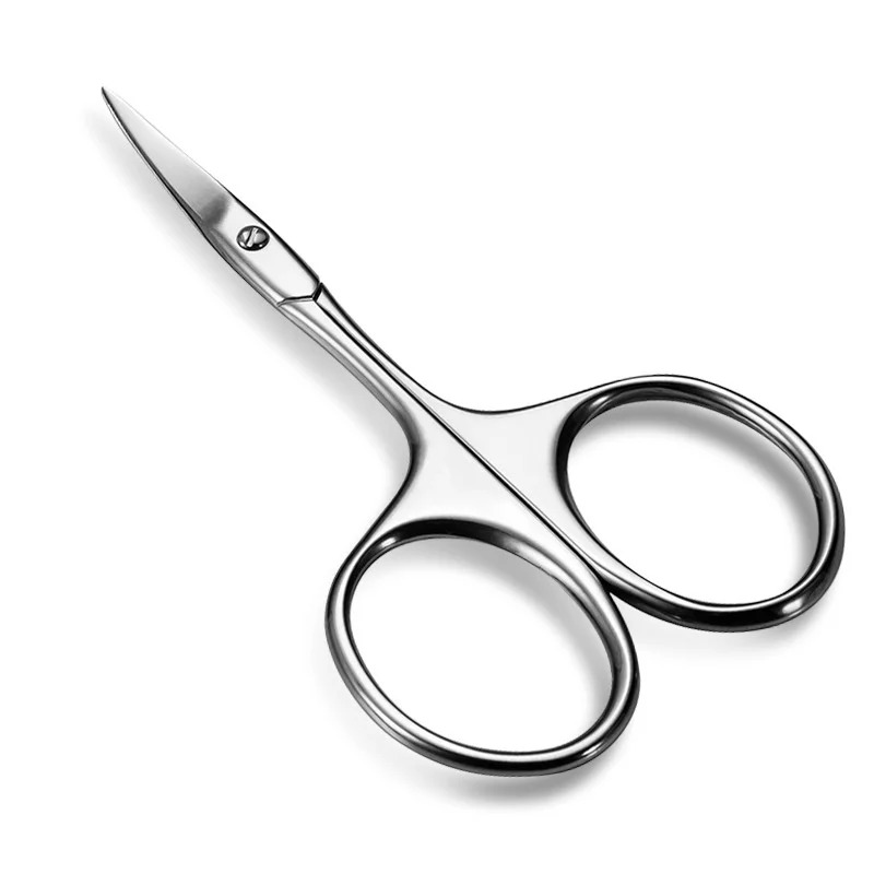 Curved Blade Eyebrow Scissors  - Eyebrow Razor Trimmer ulasan dan harga