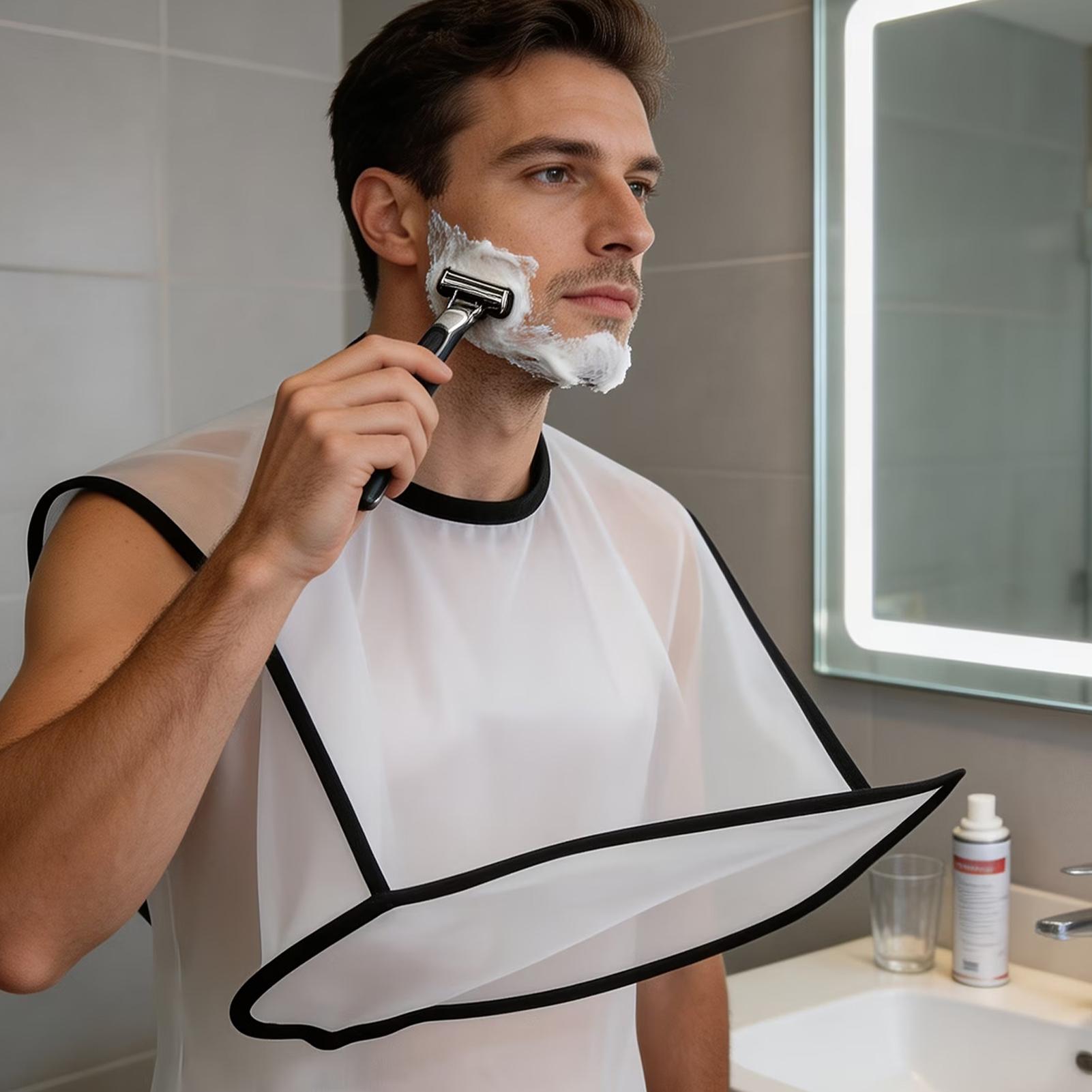 Beard Apron Foldable Shaving B - Mens Grooming Barber ulasan dan harga