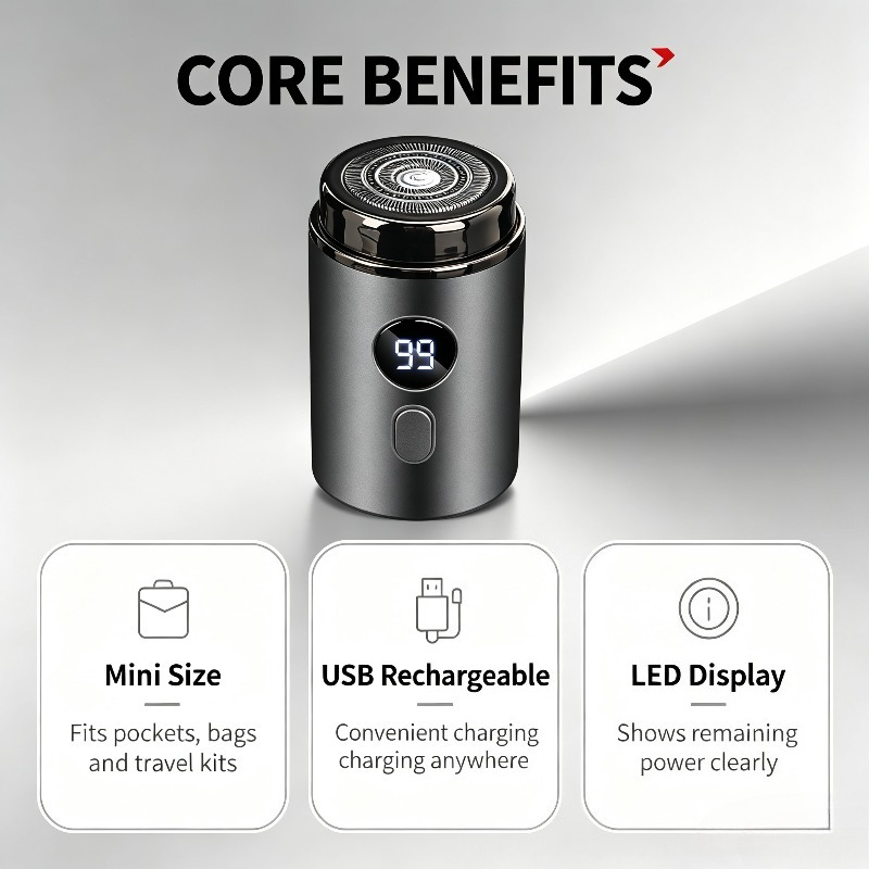 USB Rechargeable Waterproof El - Men'S Grooming Gift Box ulasan dan harga