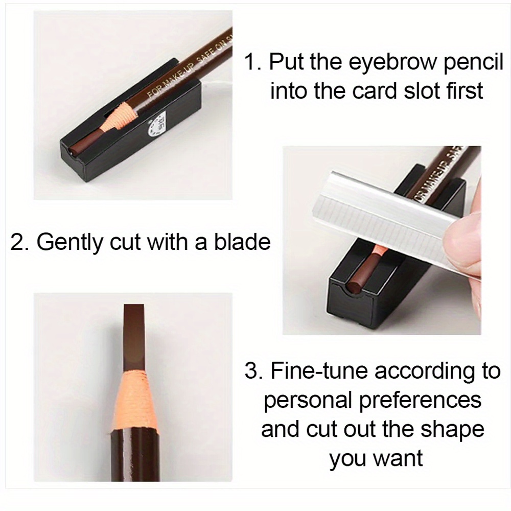 1pcs Brow Pen Sharpener Trimme - Eyebrow Razor Trimmer ulasan dan harga