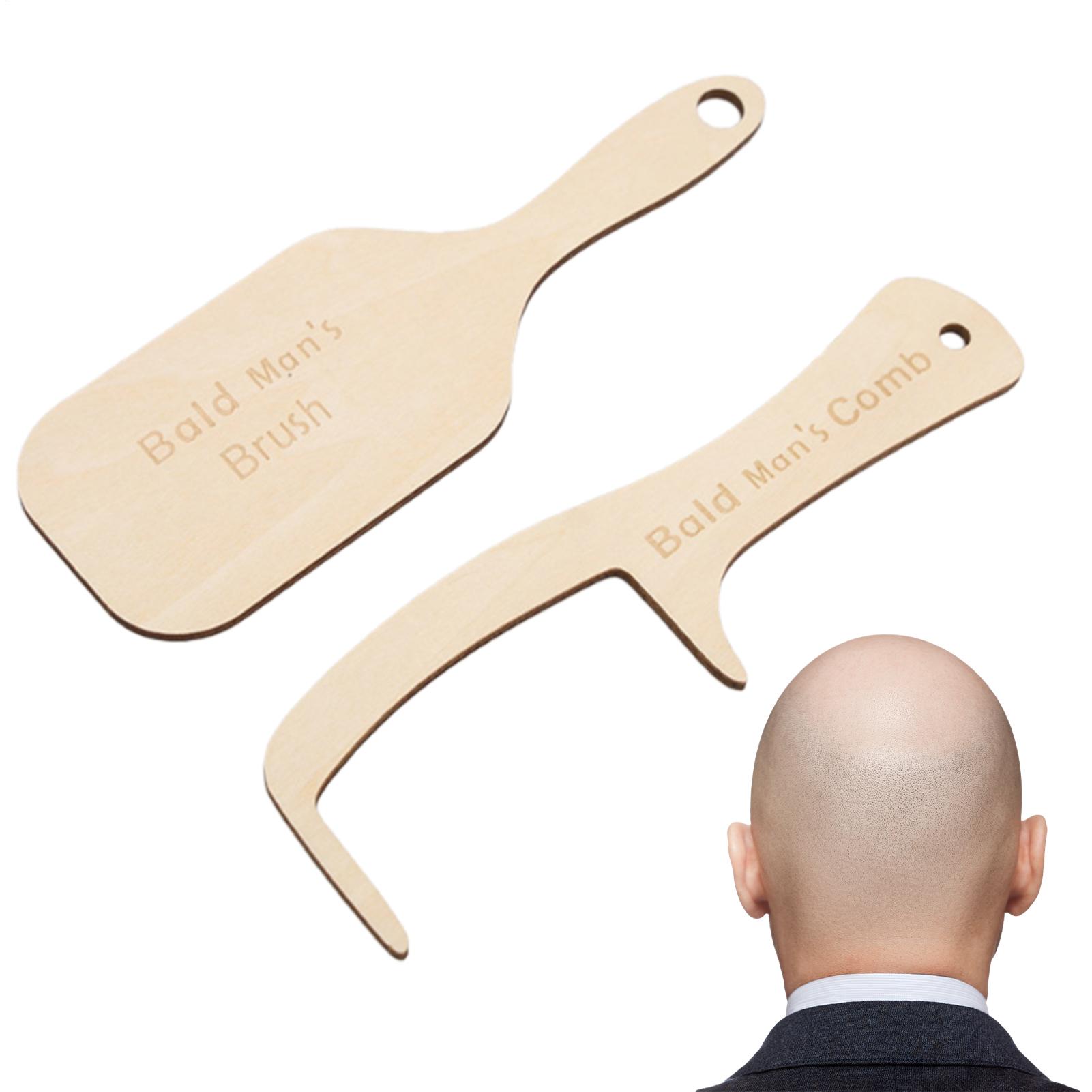 2pcs Funny Bald Man Grooming T - Men'S Grooming Gifts ulasan dan harga