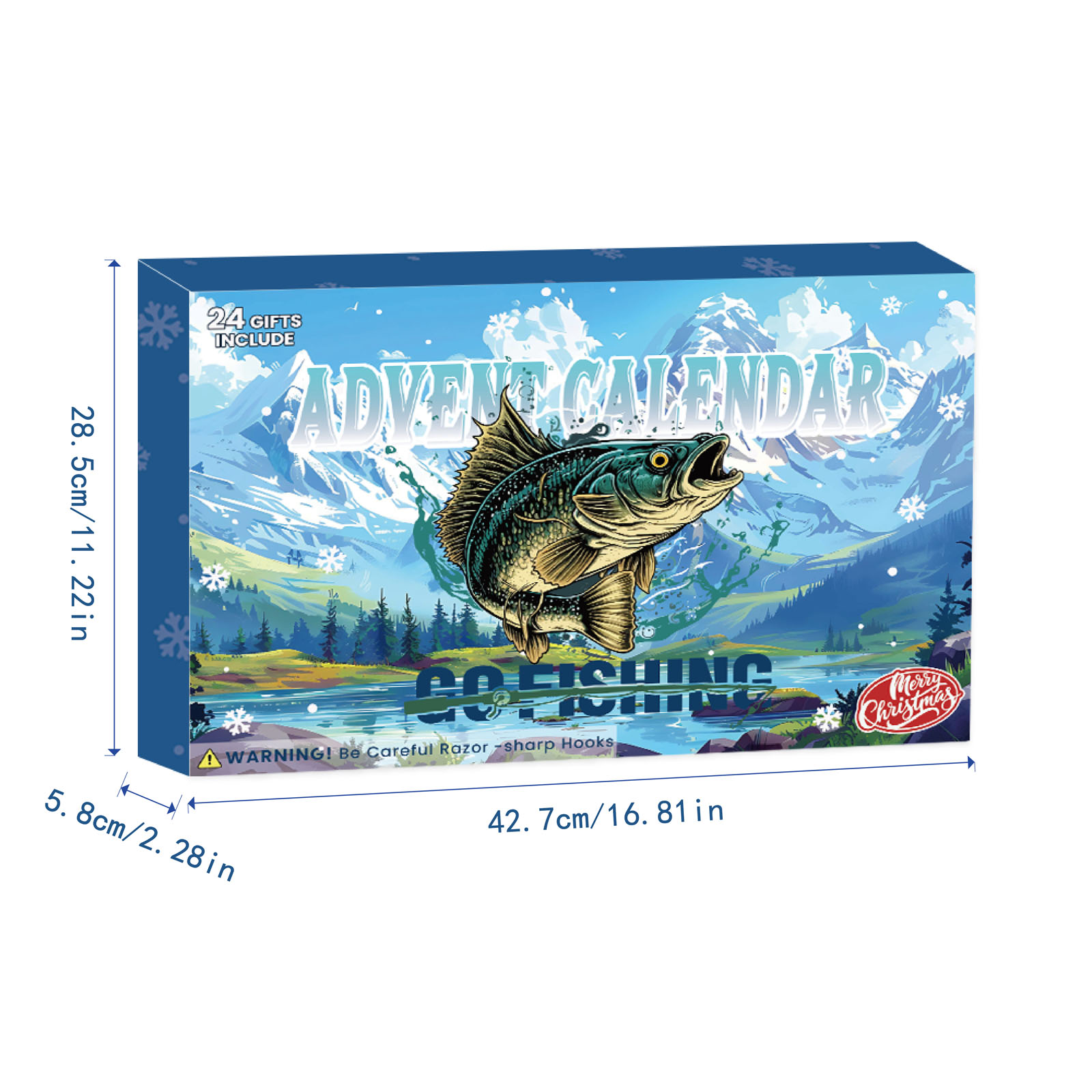 Advent Calendar Christmas Fish - Mens Grooming Advent Calendar ulasan dan harga